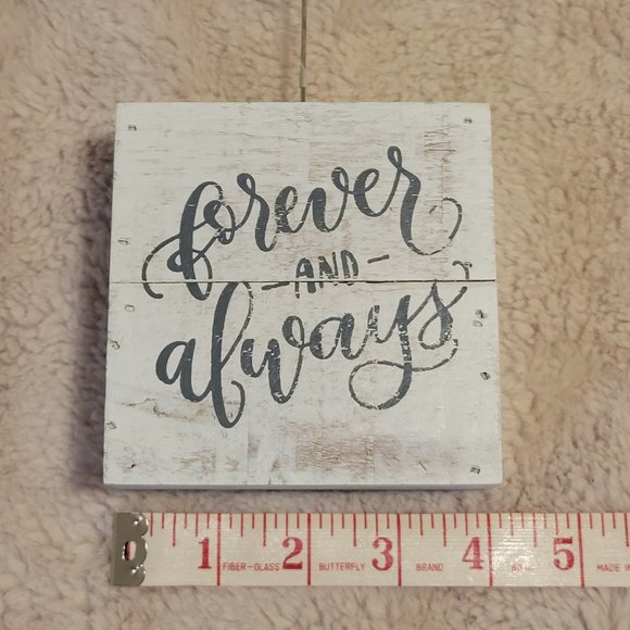 "Forever and Always" 4 by 4 inch Photo Holder - Picture 4 of 5